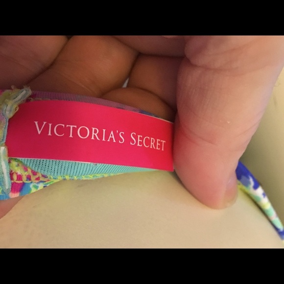 Victoria’s Secret Multi-Colored Bikini Top L NWOT - Picture 5 of 6